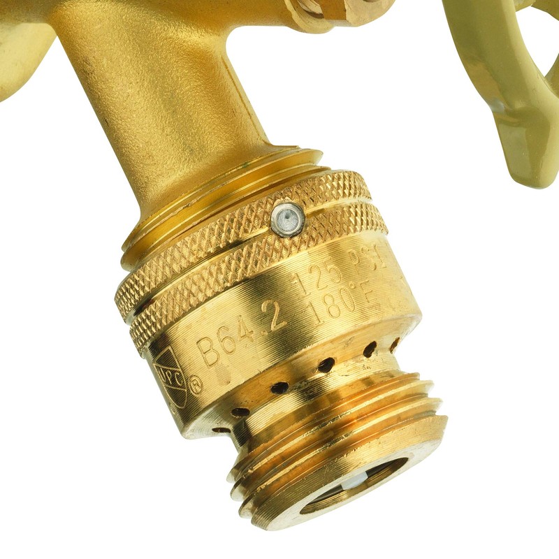 Homewerks Worldwide VACBFPZ4B Vacuum Breaker Hose Bib Backflow Preventer, 3/4