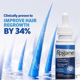 Solución Rogaine para hombres, suministro de un mes
