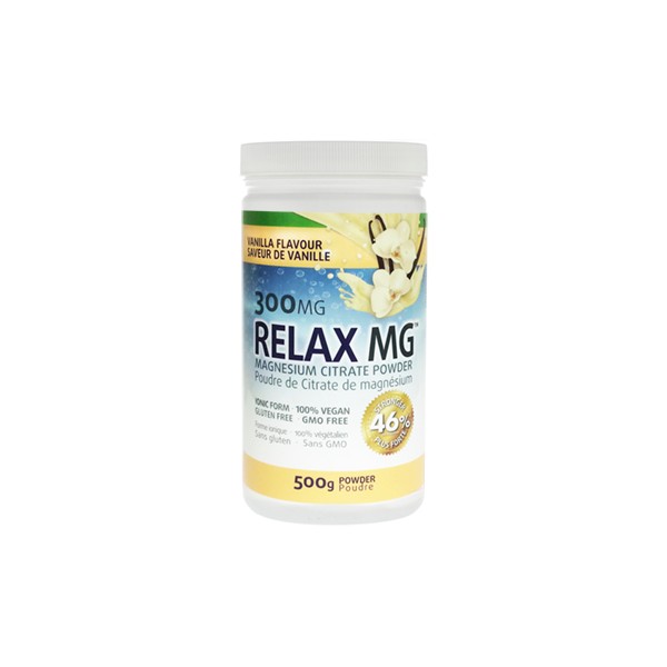 Naturopathic Labs Relax MG Magnesium Powder (Vanilla) 300mg - 500 + 250g FREE