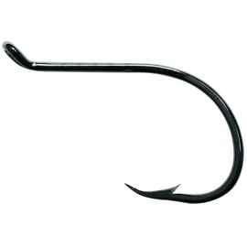 Mustad 92553-BN-2-10 Classic Octopus Hook, Black Nickel, S 2