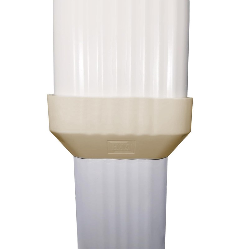 VYH 3x4 to 2x3 Gutter Downspout, Downspout to Downspout Adapter