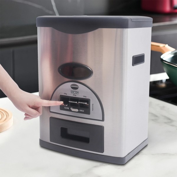Unbranded Automatic Rice Dispenser Large Grain Food Container Storage Box