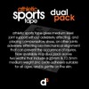 d3 AST Athletic Sports Tape Dual Roll Black/White 12.5mm +