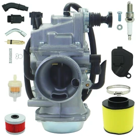 Fourtrax 300 Carburetor Compatible with Honda TRX300 TRX300FW Carb ATV 1988-2000 with Air filter& Oil filter Parts Kit