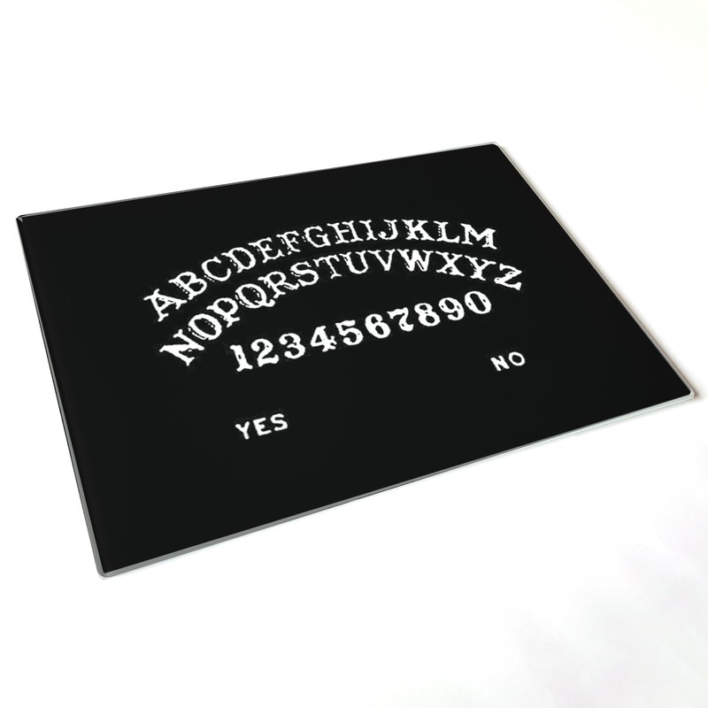 ShopQuality4U Premium Medium Glass Cutting Board Cheese Board Board Ouija