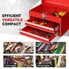 Auto Dynasty 14" Portable Tool Box Steel Metal Tool Boxes