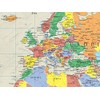 48x78 Huge World Contemporary Elite Wall Map Laminated