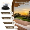 12pack Decking Pedestal Adjustable, Decking Risers Adjustable 30-60 Mm(11.8-23.6inch), Decking