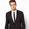 INSPUTOL Ties For Men, Adjustable Slim Ties With Zip Black