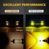 AUXLIGHT 2504 LED Fog Light DRL Bulbs, 2400 Lumens Extremely