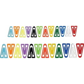 Advantus PC0600 Clips de papel, plástico, grande (1-3/8 pulgadas), colores surtidos, 200 por caja