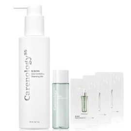 Carenology Theoncell Careology Ribbon Cica Comforting Cleansing Milk 195ml / Blackhead Sebum Removal Milk Lotion / 테온셀 케어놀로지 리본 시카 컴포팅 클렌징 밀크 195ml / 블랙헤드 피지제거 밀크로션