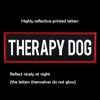 FITZNORA 2 Pcs Reflective Therapy Dog Patch Set with Hook