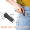 EUZUXU USB C to 3.5mm Headphone Adapter, 90 Degree USB