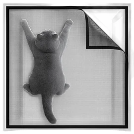 YceLon Cat Net Window 100 x 130 cm - Fly Screen Window Cat Safe, Window Protection Cat No Drilling Required, Stable Cat Grid for Skylights & Home