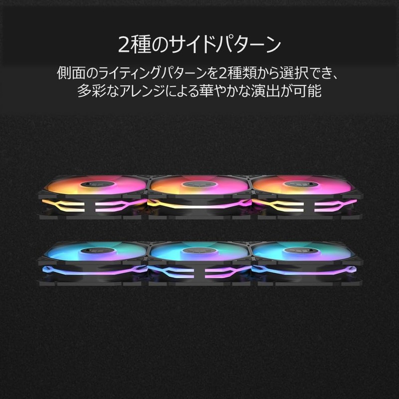 ASUS Case Fan, 4.7 inches (120 mm), Aura Sync, Positive