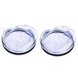 Replacement Lids for Skinny Tumblers - Spill-Proof and Splash-Resistant Covers, Fits 2.76" Cup Opening, Compatible with YETI Rambler and Other 20 oz Tumblers (2)