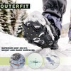 Outerfit Non-Slip Crampons with Tungsten Steel Spikes, Shoe Spikes for