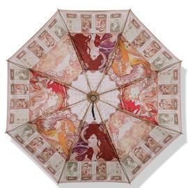 Rain Cats Double Hand Fold (Alphonse Mucha-2)