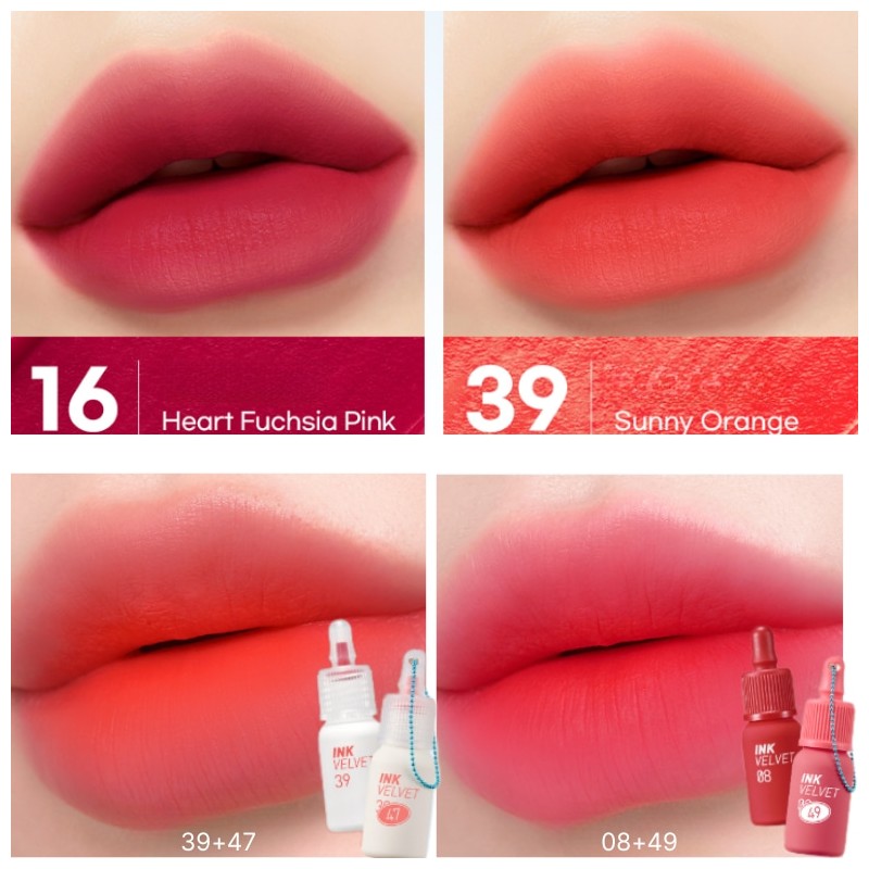 PERIPERA Ink The Velvet 4g, Color:08 Sellout Red