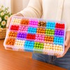 Clear Plastic Jewelry Organizer Box for Beads & Small Accessories