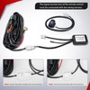 Nilight Remote Wiring Harness for LED Light Bar Wireless Strobe