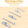 Assorted 24 Pcs Toggle Bolt and Wing Nut Kit for