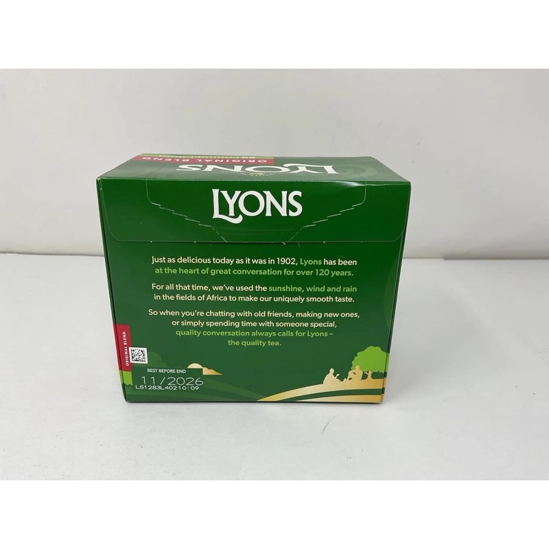 Lyons Original Blend Black Tea – 80 Pyramid Tea Bags