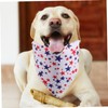 VILLFUL 3PCS Dog Bandanas Adjustable Triangle Scarf with Adorable Star