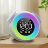 SOLVIEW Children's Alarm Clock, Sleep Trainer with 15 Colour Light