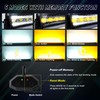 SLARY 52 Inch 300W Curved LED Light Bar White/Amber Flasing