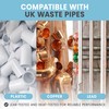 CranPlas Chrome Shower Trap | 90MM High-Flow Shower Waste Trap