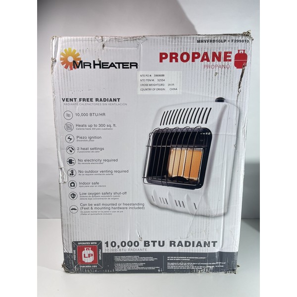 Mr. Heater F299810 10000 BTU Propane Vent Free Radiant Air