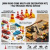 30pcs Mini Traffic Cones – Small Traffic Cones Plastic Mini