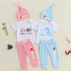 Ynibbim Baby Mother's Day Outfits Newborn Pants Set Animal Short