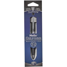 Helix Oxford Premium Graphite Ballpoint Pen (Blue Ink) - Plastic Free Packaging