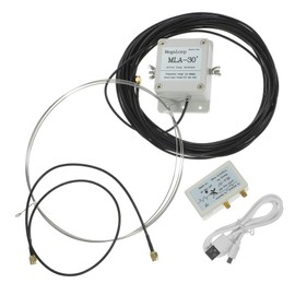 FELTECHELECTR 1 Set Ring Antenna Medium Receiving Antenna Low Noise Easy Installation USB Powered for Enhanced Signal Quality