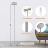 WOWLUMEN Floor Lamp,Bright 36W 3500LM Standing Lamp with Remote, 2700K