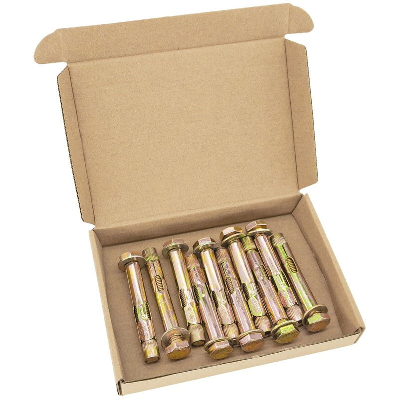 10 Pieces Expansion Bolts – Hexagonal Outer Expansion Sleeve Screws