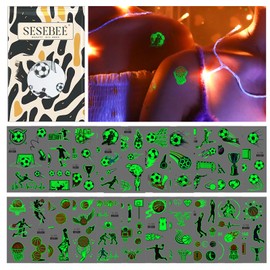 Leuchtende Uhren-Tattoos Für Kinder, 24 Stück Einhorn-Glühtattoos Für Kinder,Glühtattoo-Aufkleber Für Jungen Und Mädchen,Wasserfeste Glühtattoo-Aufkleber, Geburtstagsparty-Geschenke Goodie Bag Füller