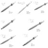 7Pcs Soldering Iron Tip Replacement for TS100 Portable Mini Outdoor