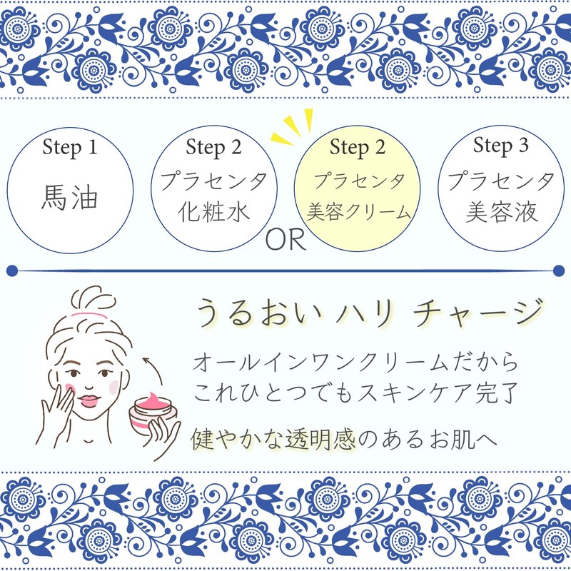 Placenta Beauty Cream 2.8 oz (80 g)