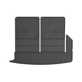 TGBROS Compatible with 2008-2013 Toyota Highlander Cargo Mat Accessories All Weather Cargo Liner Rear Trunk Liner Black Non-Slip