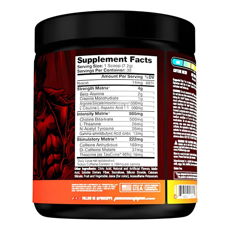 Preentreno ProSupps Mr. Hyde Signature Fruit Punch 216g 30 Serv