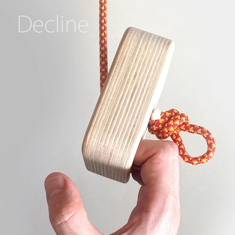 Nature Care MegaEdge Portable Rock Climbing Hangboard | 10-35mm deep