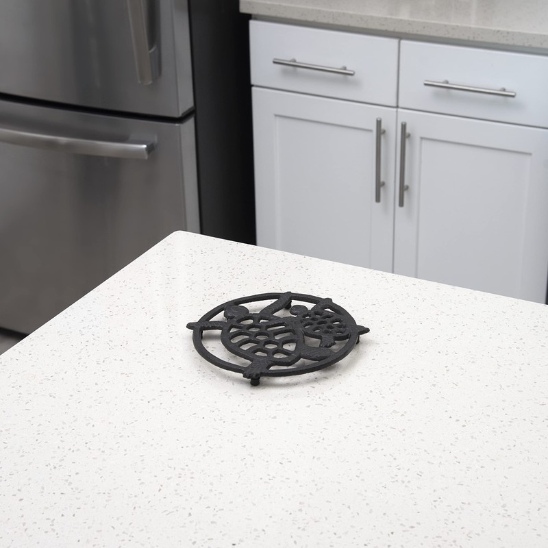 GASARÉ, Cast Iron Trivet for Hot Dishes, Pots, and Pans,