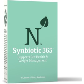 Nature M.D. Synbiotic 365 Triple Action Prebiotics and Probiotics for Women & Men | Supplement with B Vitamins, Biotin & Niacin | Gluten Free, Non-GMO & Vegan | 20 Billion CFU | 30 Servings