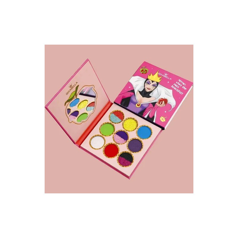 Paleta De Sombras Para Ojos Villanas Maquillaje 9 Tonos Favo