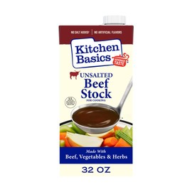 Kitchen Basics® Unsalted Beef Stock, 32 oz. Carton