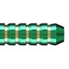 DYNASTY BRASS SET "TEN" Green Ten Green Brass Darts Barrel